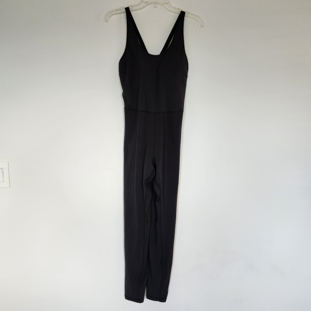 Lovesoft Yoga Workout Backless Bodysuit Dance Unitard Jumpsuit Gym Black XXL - Picture 5 of 13